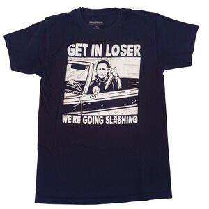 Halloween Michael Myers T-Shirt Mens Small Get In Loser Slashing Tee